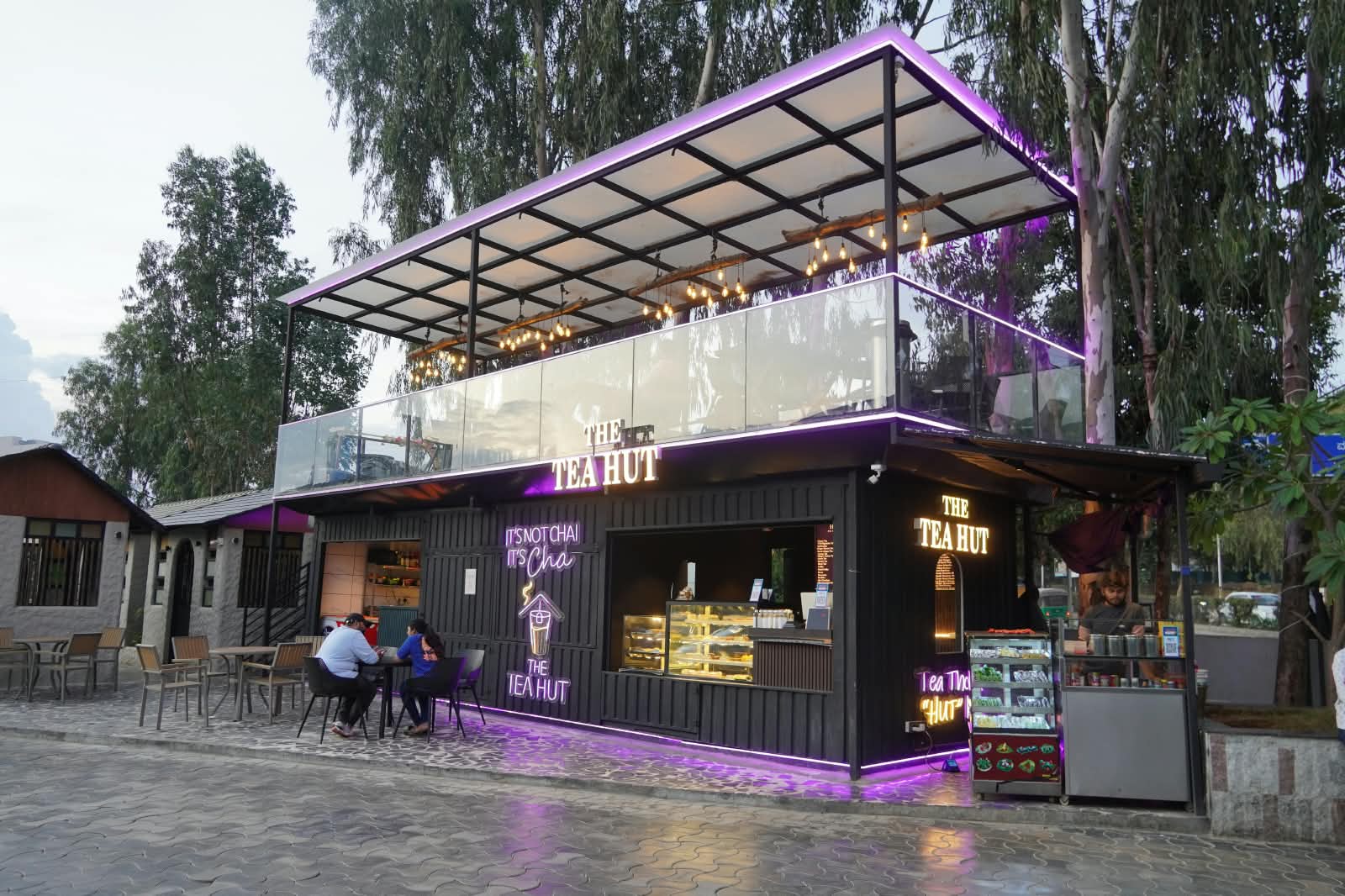 The Tea Hut - It's Not Chai It's Cha container cafe at Eden Huts